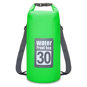 Uimakuivapussi/Reppu - 30L Vihreä