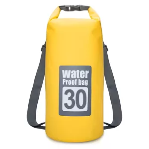 Uimakuivapussi/Reppu - 30L Keltainen