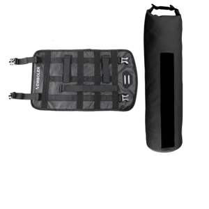 Vedenpitävät pyörän ohjaustangon putkilaukut - Tyyli 3 Musta 7L