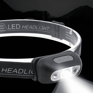 LED Ladattava Vedenkestävä Otsalamppu Vaellukseen