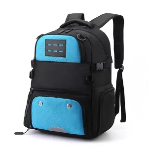 Jalkapalloreppu kengänosastolla - Sininen